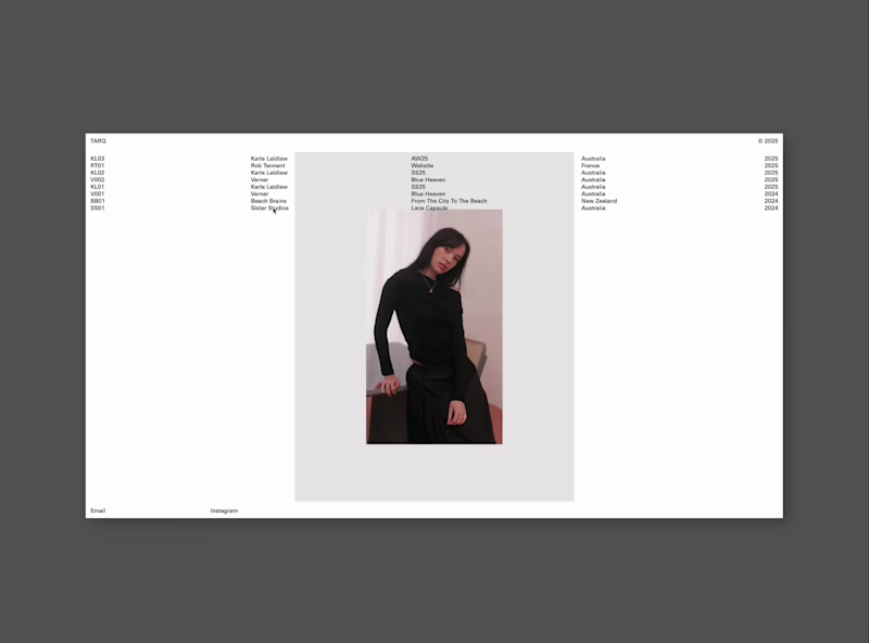 Cover image for Tarq.studio Website Design in Webflow