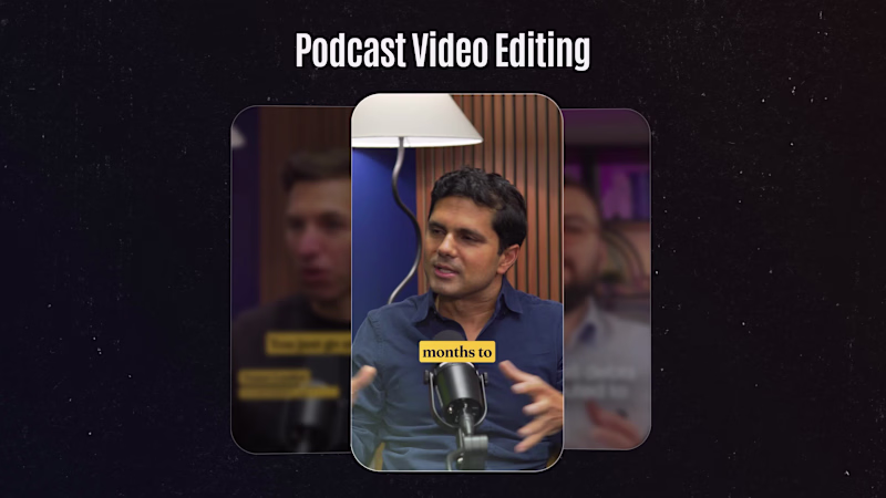 Cover image for Podcast & Reels Editing