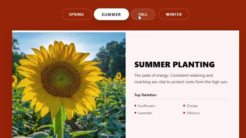 Cover image for Explore 'Gardens of the World': Interactive Web App Showcase
