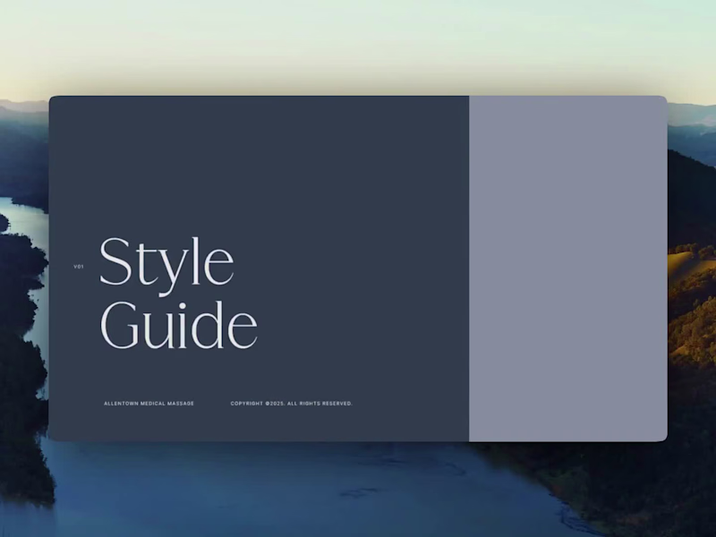 Cover image for Brand Identity Design for Allentown Medical Massage