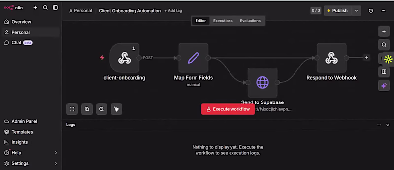 Cover image for Client Onboarding workflow