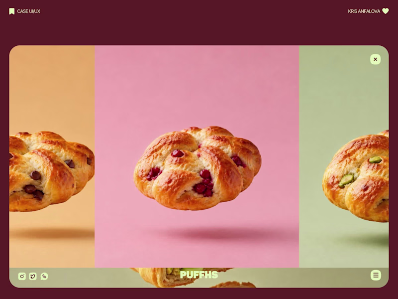 Cover image for PUFFHS: Artisanal Pastry Landing Page