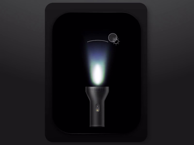 Cover image for Interactive Flashlight UI Animation