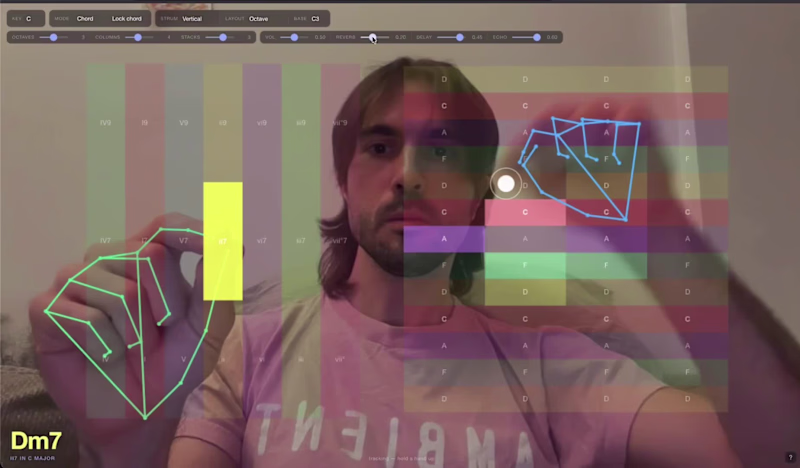 Cover image for Build a Custom Omnichord Using Mediapipe.js for Music Tech