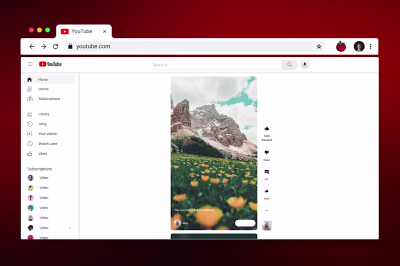 Cover image for Landing page animation for A Pomodoro Chrome Extension