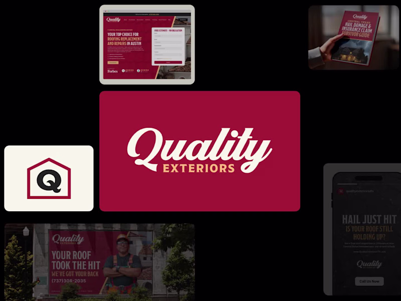 Cover image for Quality Exteriors Brand & Website