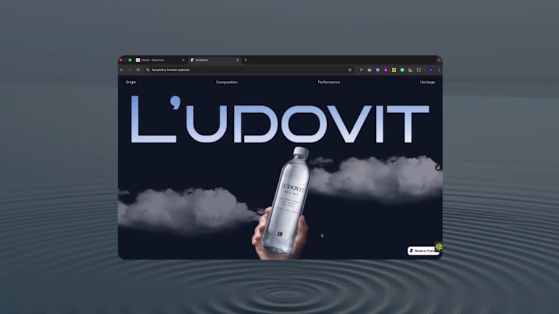 Cover image for Ľudovit  Intelligent Hydration: Framer Redesign
