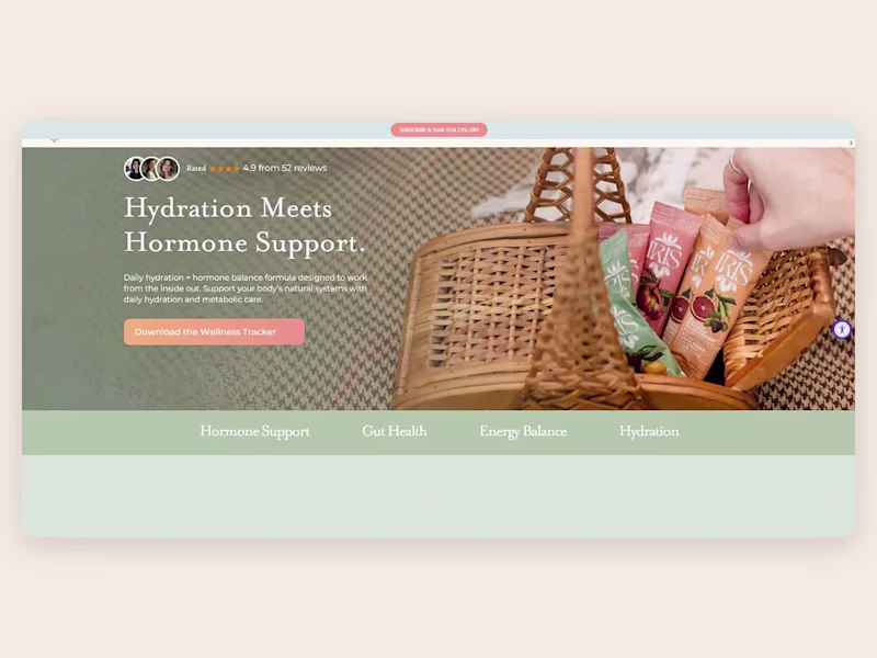 Cover image for Iris Nutrition | Shopify Design & Development