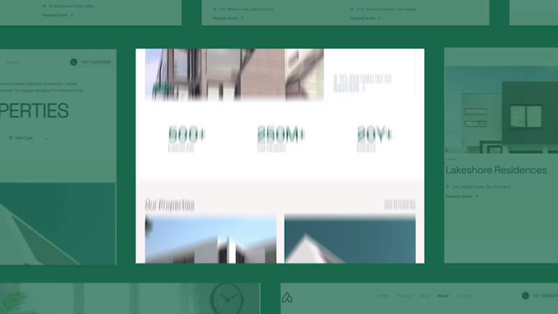 Cover image for Real Estate Website @framer Template