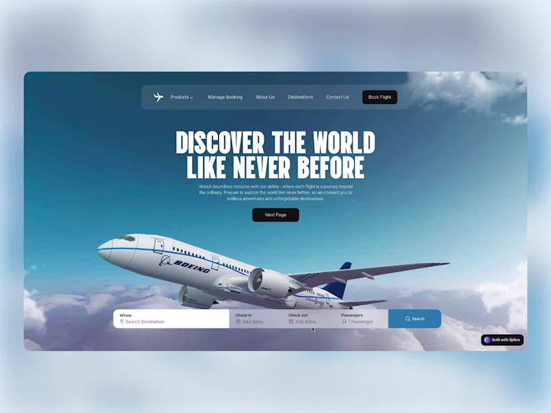 Cover image for Airline Website
