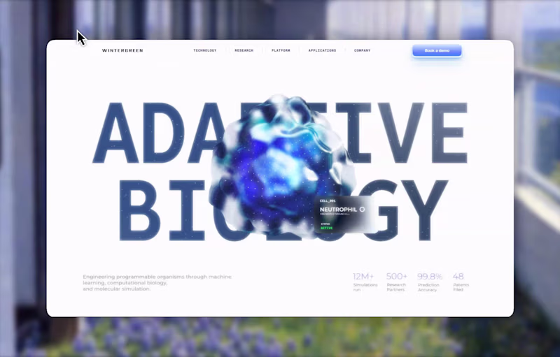 Cover image for A biotech concept 