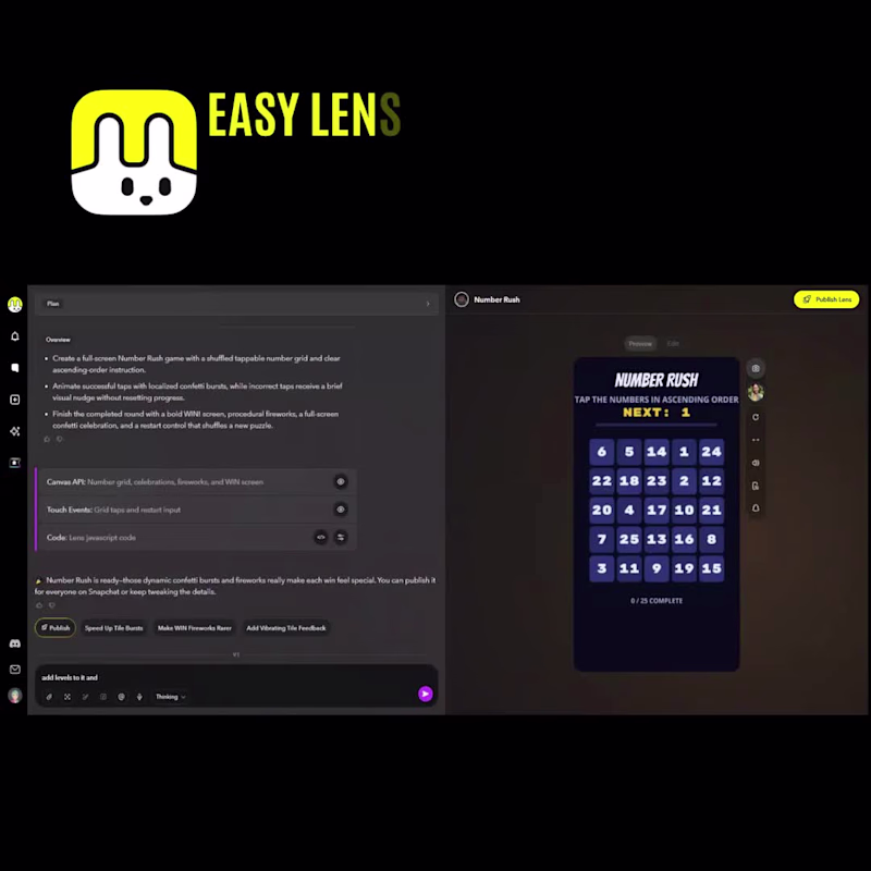 Cover image for Easy Lens by Snapchat Challenge