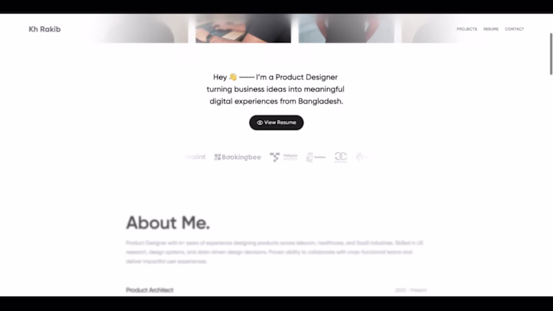 Cover image for Portfolio website is live!

👉🏼 https://rakib.figma.site/