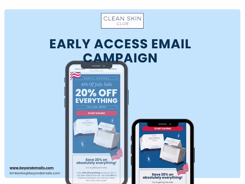 Cover image for Early Access Email Campaign