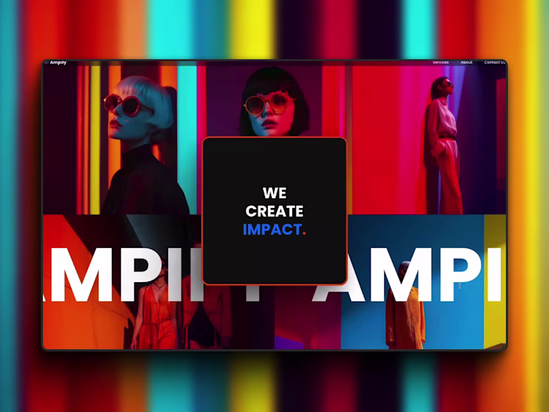 Cover image for Ampify's branding centers around being loud and making noise...