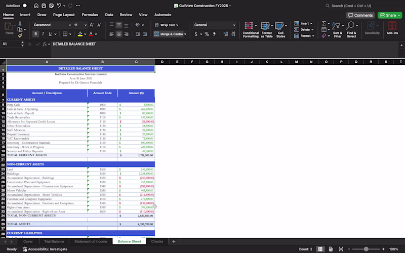 Cover image for Internal accounting project