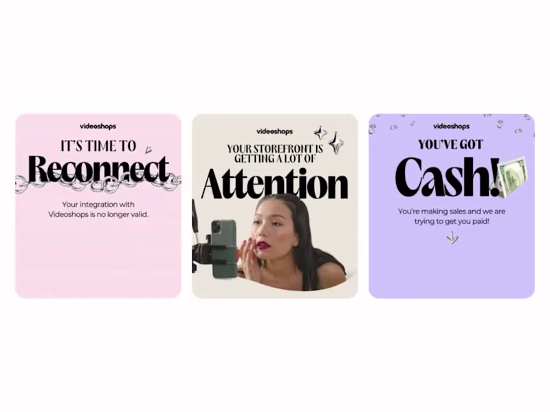 Cover image for Videoshops Animated Transactional Email Series