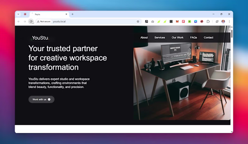 Cover image for I love every part of this project, YouStu, a landing page fo...