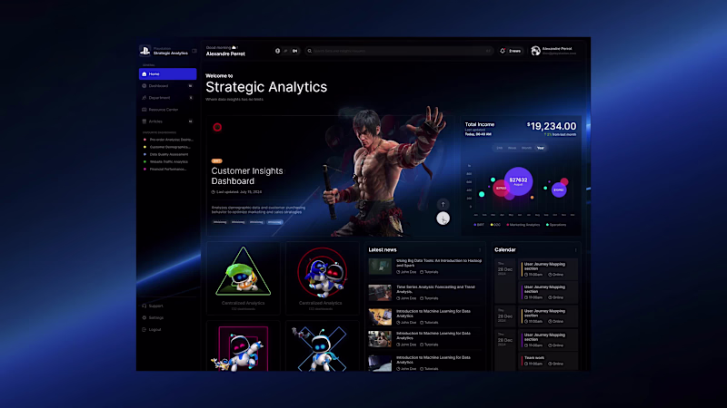 Cover image for PlayStation Europe Data Dashboard, A