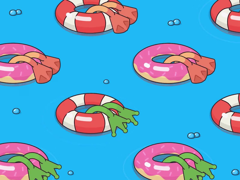 Cover image for IN THE LOOOOP | Illustration, Lottie animation, mascot design