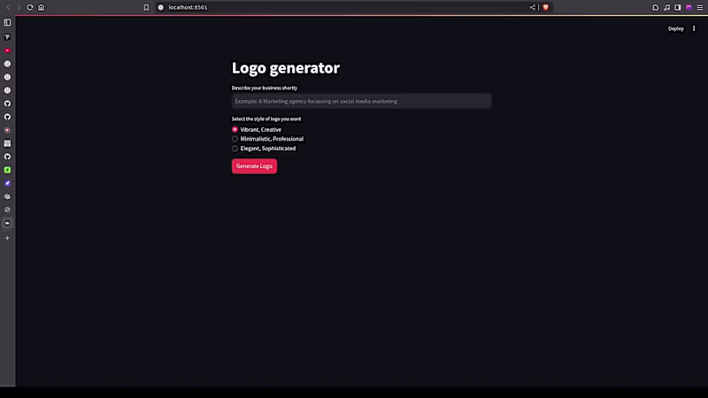 Cover image for AI Logo Generator App Development