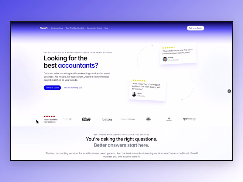 Cover image for FlowFi Website Framer Development