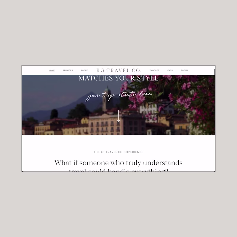 Cover image for Where high-end travellers go, for a clean, modern site that ...