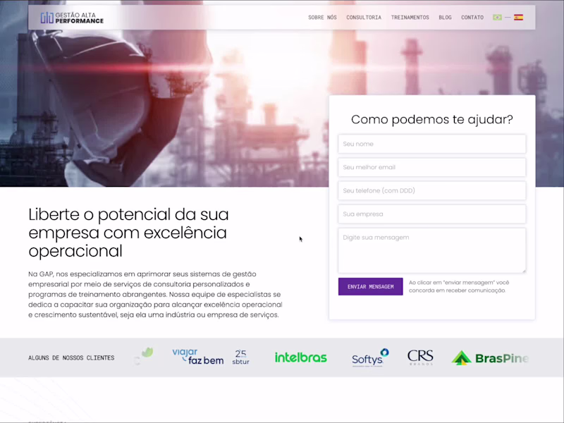 Cover image for GAP Website Redesign & Webflow Development for B2B Consulting
