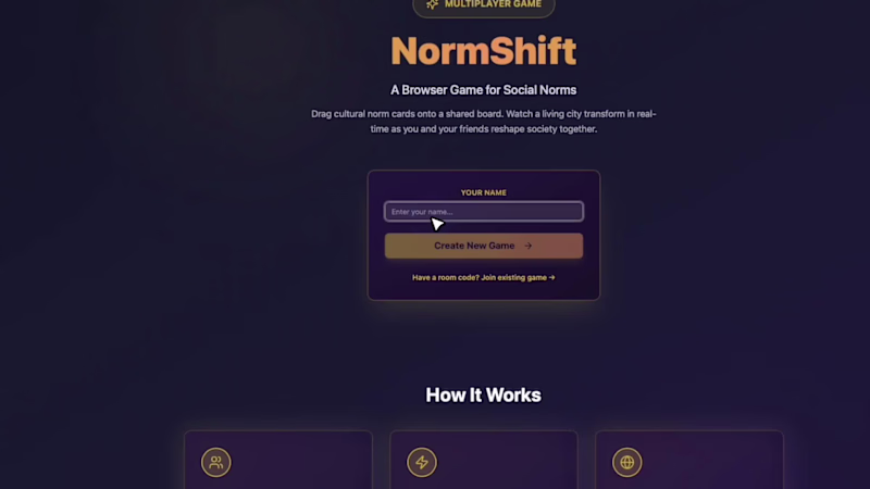 Cover image for 🎮 NormShift – Figma Make