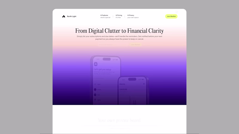 Cover image for North Light iOS App Development