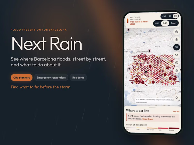 Cover image for Next Rain: Mapping Barcelona's October Flood in 24 Hours