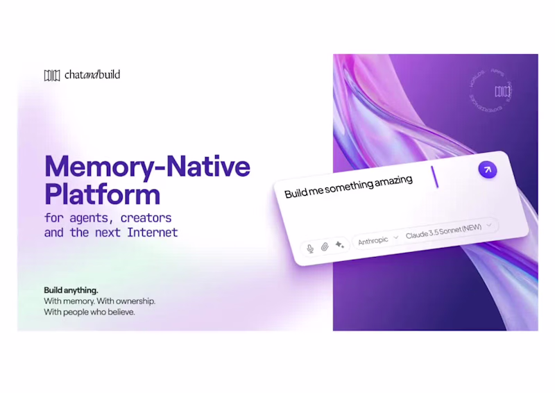 Cover image for Sharing a deck design for ChatAndBuild. AI solutions were in...