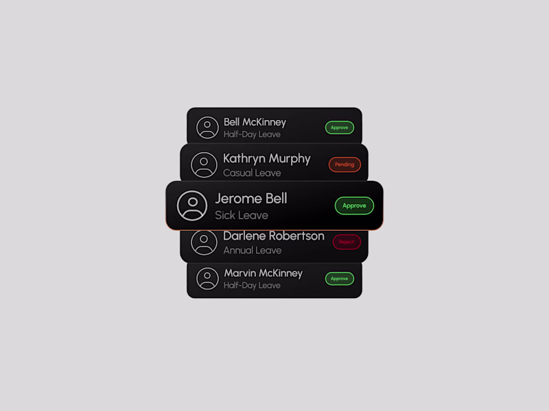 Cover image for Leave Management Draggable Cards