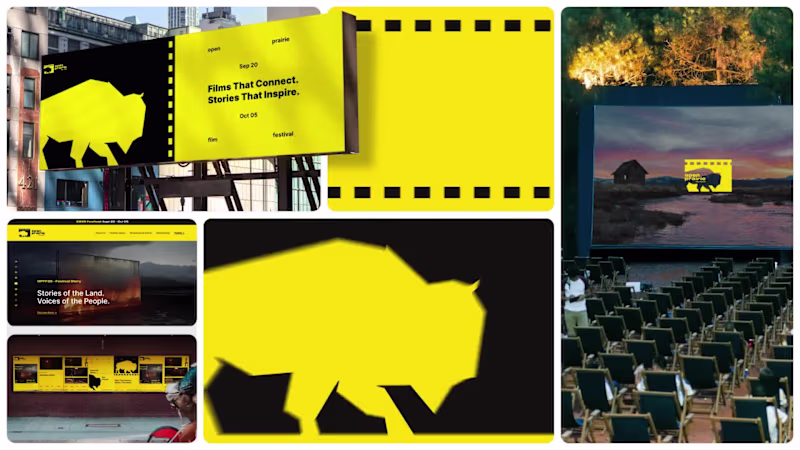 Cover image for Open Prairie Film Festival — Brand & Logo Design