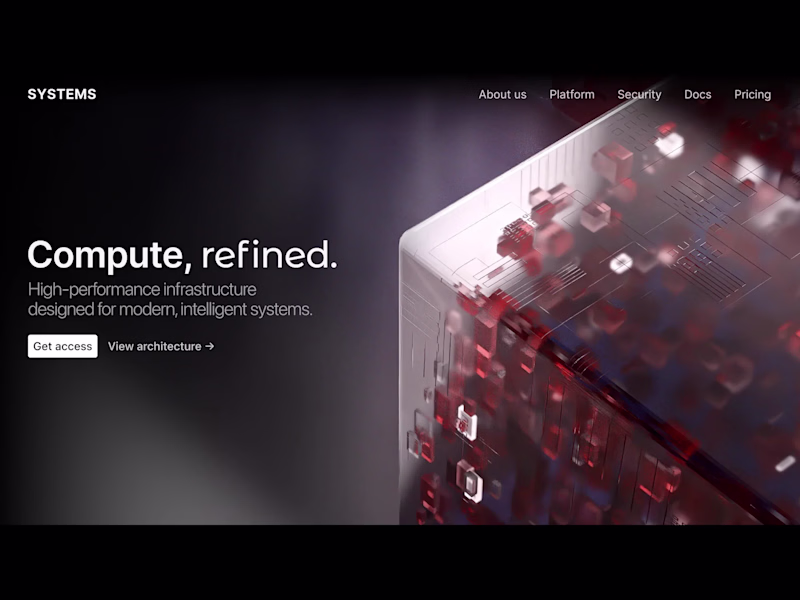 Cover image for Systems Hero Section Animation