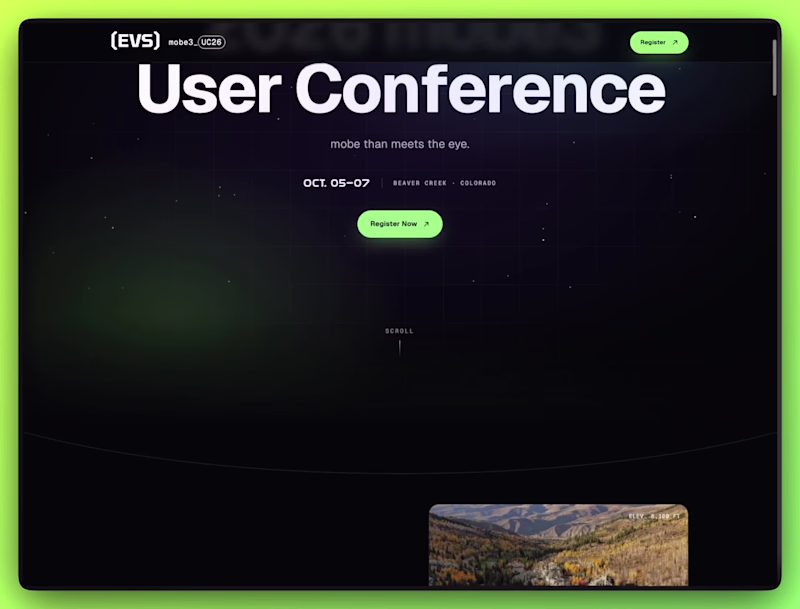 Cover image for Conference Landing Page Experience