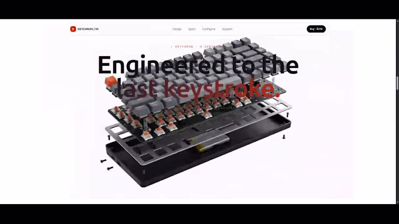 Cover image for Keychron K-04 Scroll-Driven Hardware Product