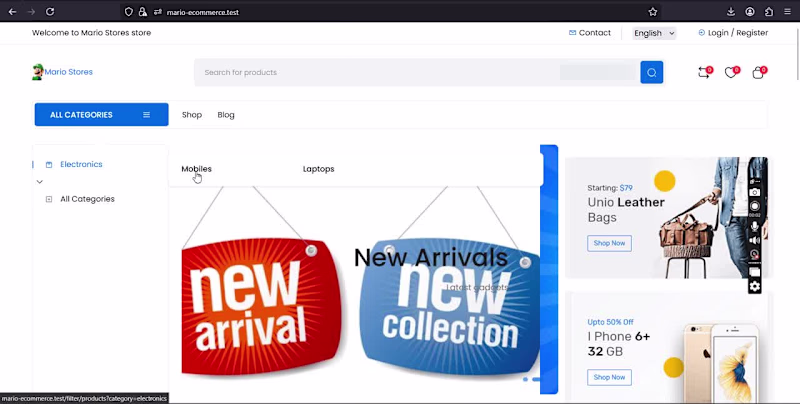 Cover image for eCommerce Website Development with Laravel