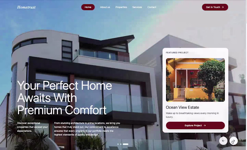 Cover image for Here is full landing page built with the bolt.