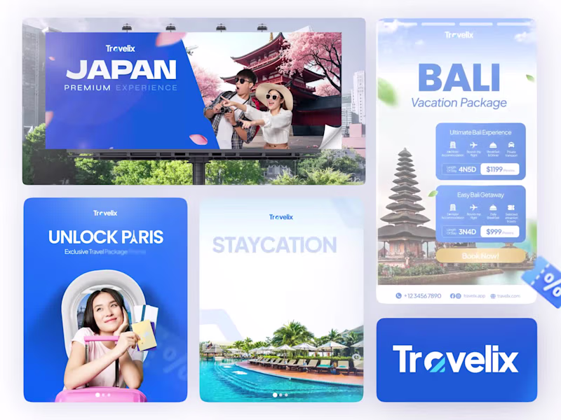 Cover image for Travelix Social Media Design Project