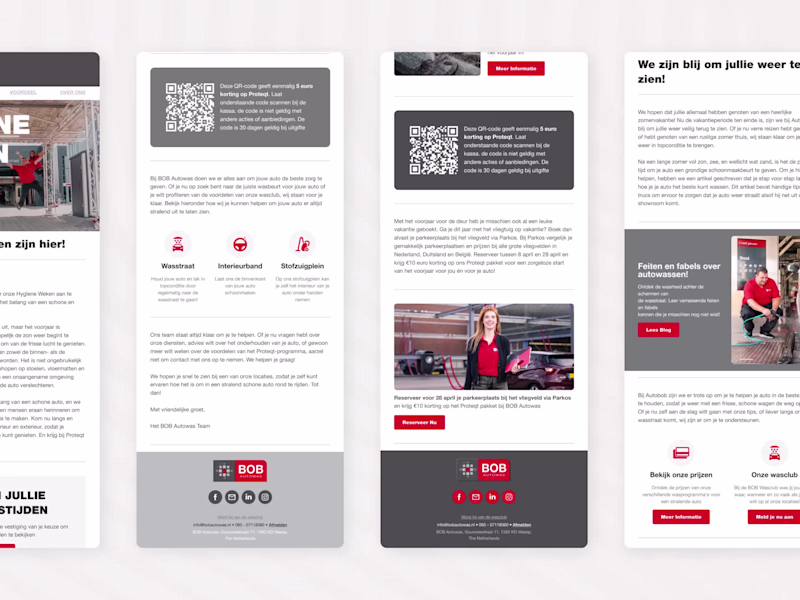 Cover image for Email Template Design - BOB Autowas