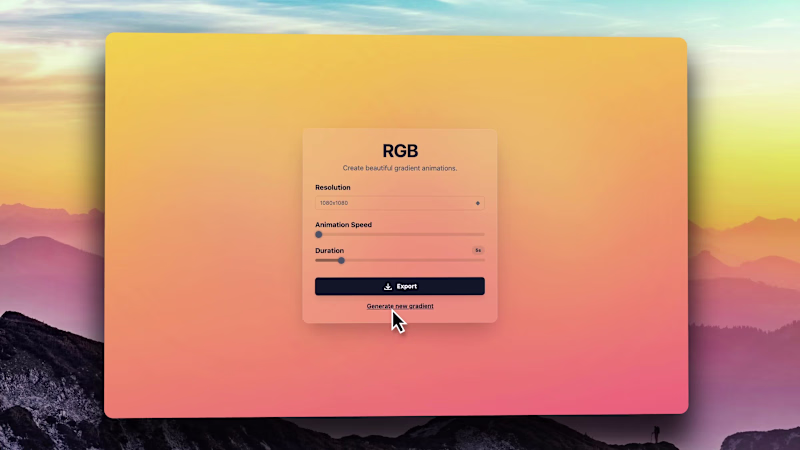 Cover image for Creating beautiful animated gradients is a lot of trial and ...
