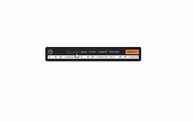 Cover image for Created a minimalistic-technical header in