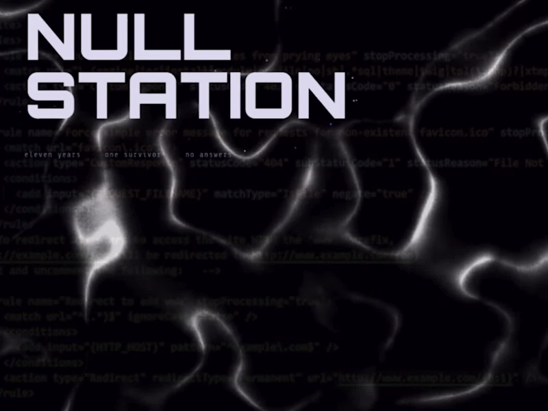 Cover image for Null Station: Browser-Based Sci-Fi Survival Game