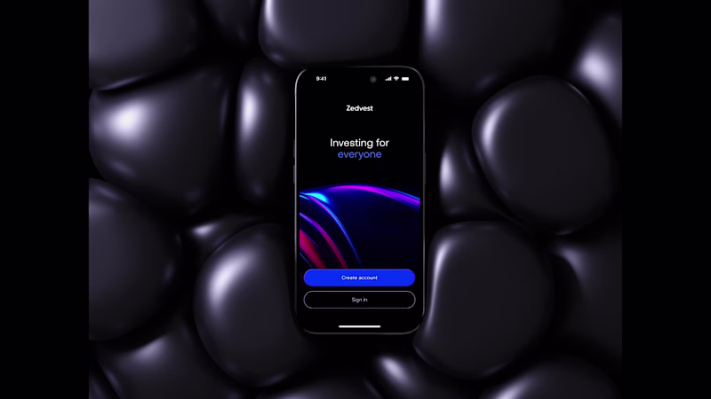 Cover image for UX Design for ZedVest Digital Investment Platform