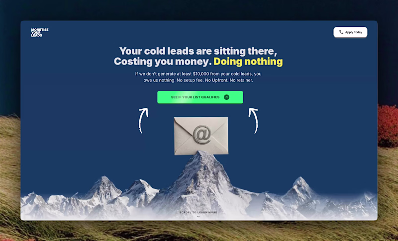 Cover image for Marketing Landing page nextjs webflow