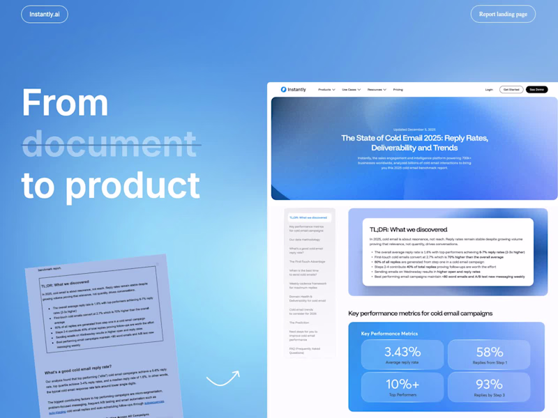 Cover image for Conversion Landing Page for a B2B Data Intelligence Platform