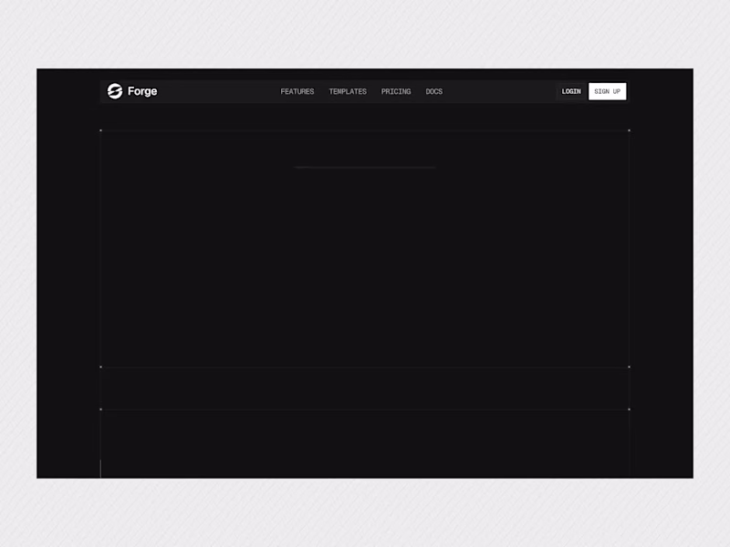Cover image for Forge ― AI Development Platform Landing Page