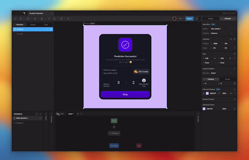 Cover image for Confetti Celebration Animation for Digital Products