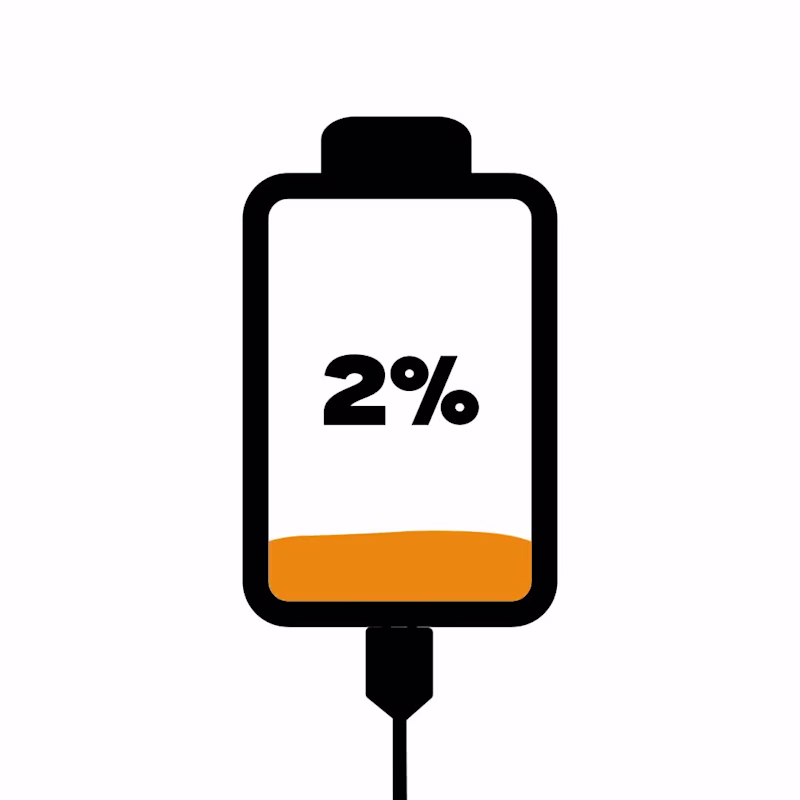 Cover image for ⚡ Battery Charging Animation I’ve designed a sleek and moder...